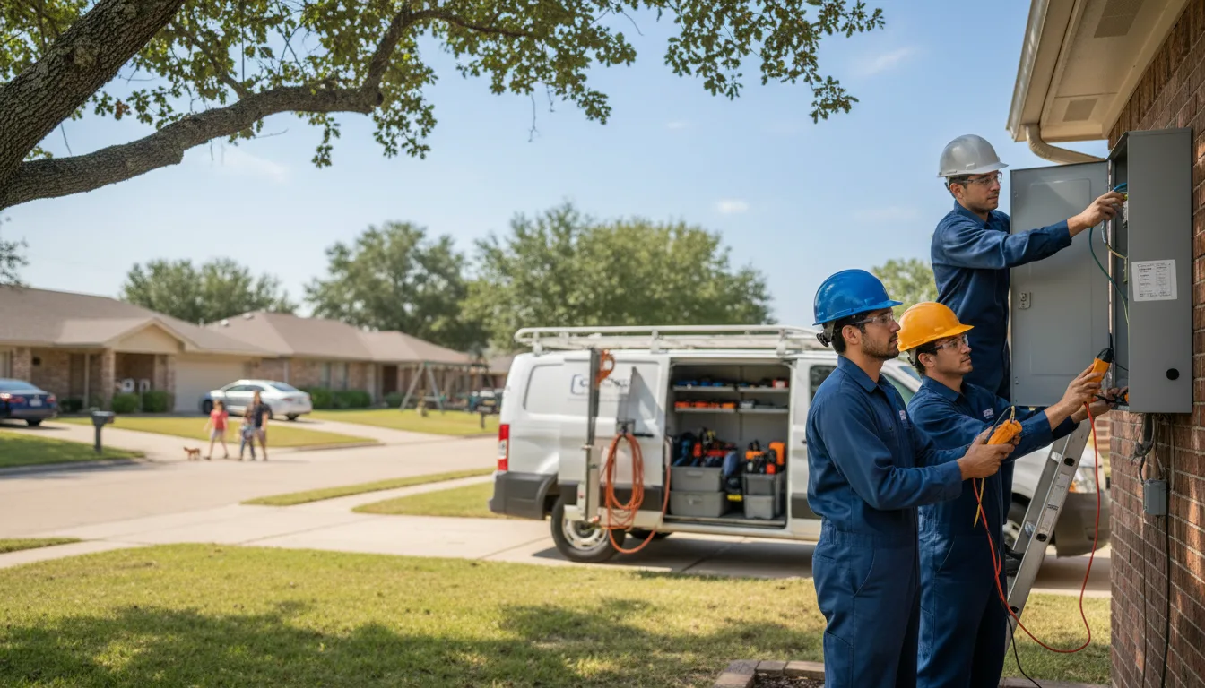 Certified electrician providing emergency electrical services in Mountain Park, OK